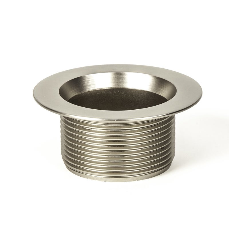 PermaFLOW PF WaterWorks PF0971-BN Toe Touch (Tip Toe or Foot Act.) Bath Tub Drain Assly (Coarse Drain 11.5 TPI + Stopper + Two (2) Hole Face Plate - FREE Hair Catcher/Strainer - Eliminate Clogs Brushed Nickel - Image 2
